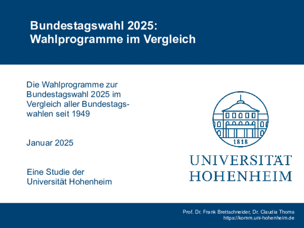 Wahlprogramm-Check 2025