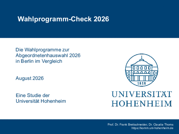 Wahlprogramm-Check 2026