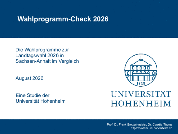 Wahlprogramm-Check 2026